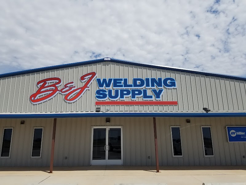 B&J Welding Supply storefront in Midland, TX