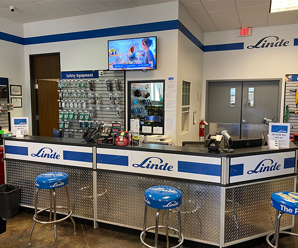 Linde Welding Gas & Equipment Center storefront in Houston, TX