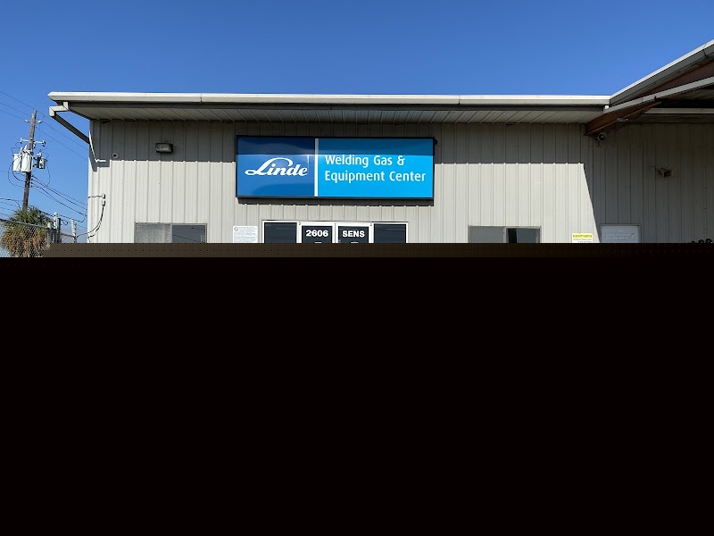Linde Welding Gas & Equipment Center storefront in La Porte, TX