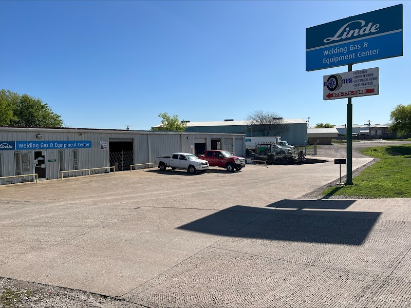 Linde Welding Gas & Equipment Center storefront in Midlothian, TX