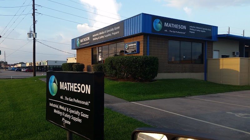 Nippon Sanso Matheson Gas storefront in Stafford, TX